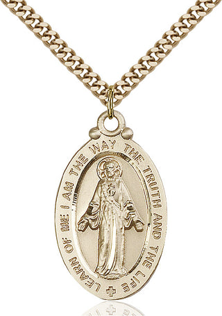 14kt Gold Filled Scapular Medal Catholic Jewelry