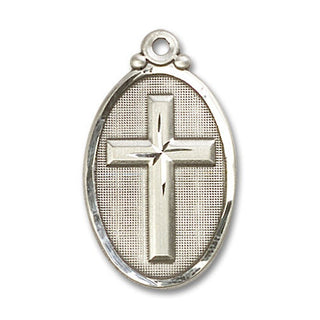 Sterling Silver Cross Medal
