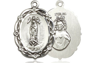Sterling Silver Our Lady of Guadalupe Medal