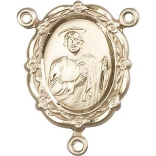 14kt Gold Filled Saint Jude Rosary Center Rosary Center