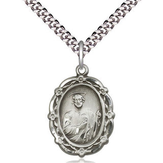 Sterling Silver Saint Jude Medal Catholic Jewelry