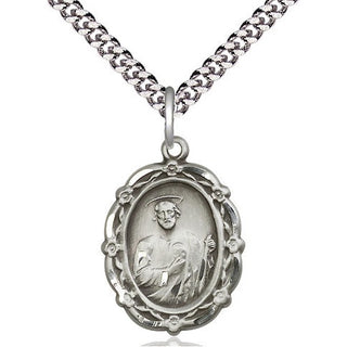 Sterling Silver Saint Jude Medal Catholic Jewelry