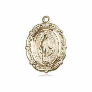 14kt Gold Miraculous Medal