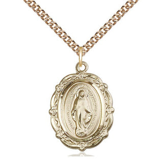 14kt Gold Miraculous Medal