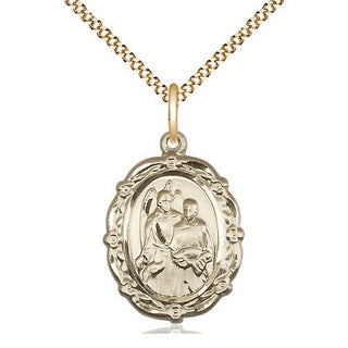 14kt Gold Filled Saint Raphael the Archangel Medal Catholic Jewelry