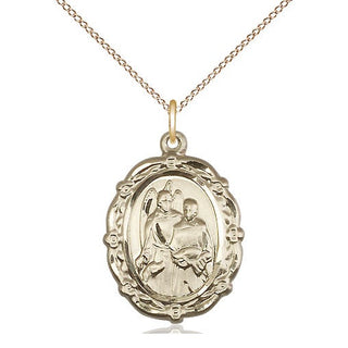 14kt Gold Filled Saint Raphael the Archangel Medal Catholic Jewelry