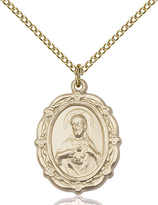 14kt Gold Scapular Medal