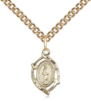 14kt Gold Filled Miraculous Medal Religious and Catholic Jewelry