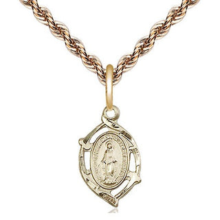 14kt Gold Filled Miraculous Medal Religious and Catholic Jewelry