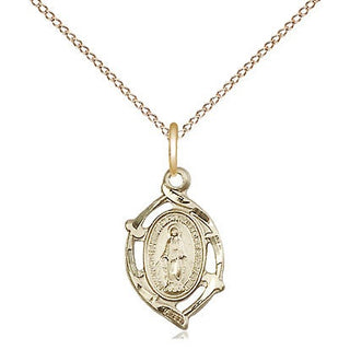 14kt Gold Miraculous Medal