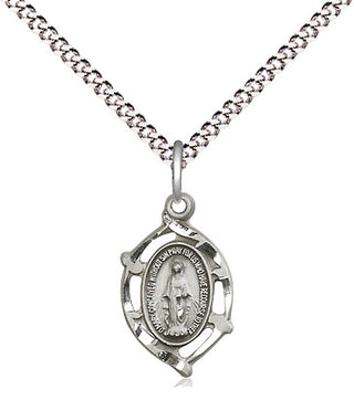 Sterling Silver Miraculous Medal Religious and Catholic Jewelry