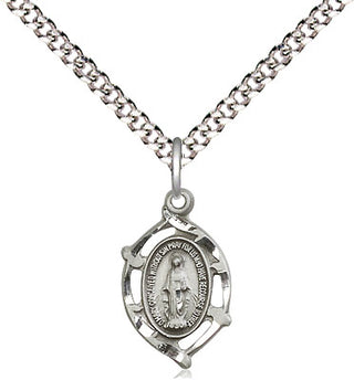 Sterling Silver Miraculous Medal Religious and Catholic Jewelry