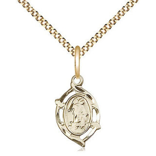 14kt Gold Filled Guardian Angel Medal Religious and Catholic Jewelry