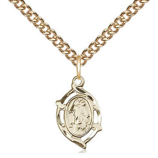 14kt Gold Filled Guardian Angel Medal Religious and Catholic Jewelry