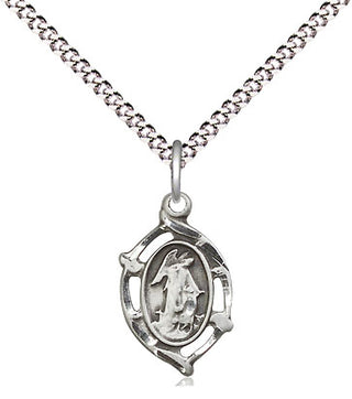 Pewter Guardian Angel Medal Religious and Catholic Jewelry
