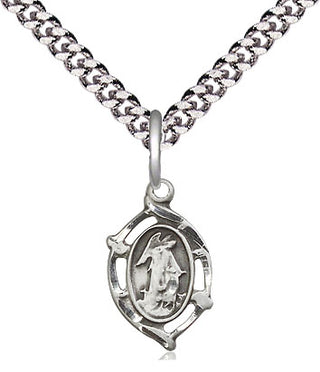 Pewter Guardian Angel Medal Religious and Catholic Jewelry