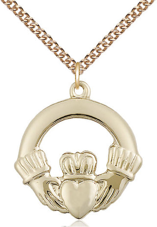 14kt Gold Claggagh Medal