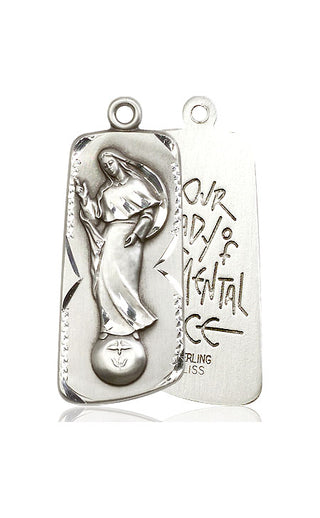Pewter Our Lady of Mental Peace Medal
