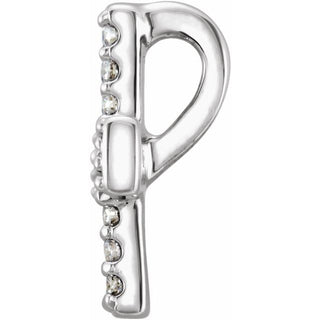 Platinum .07 CTW Natural Diamond Cross Pendant