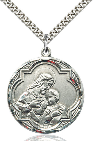 Sterling Silver Blessed Sacrament Medal Catholic Jewelry
