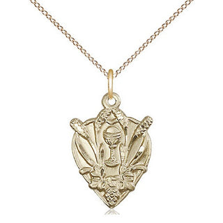 14kt Gold Communion Medal