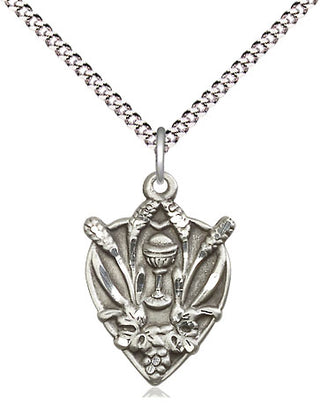 Sterling Silver Communion Medal Religious Jewelry