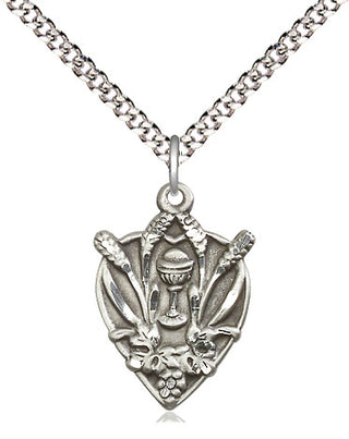 Sterling Silver Communion Medal Religious Jewelry