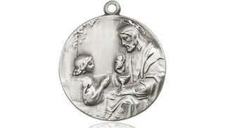 Sterling Silver Christ & Child Medal