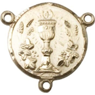 14kt Gold Filled Communion Chalice Rosary Center Rosary Center