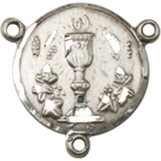 Sterling Silver Communion Chalice Rosary Center Rosary Center