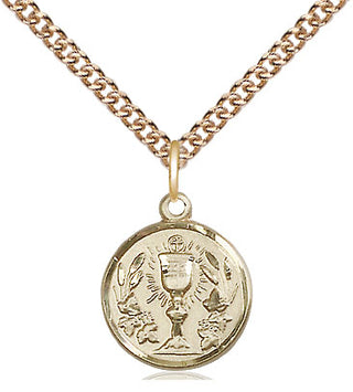 14kt Gold Communion Chalice Medal