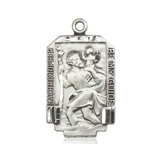 Sterling Silver Saint Christopher Medal Catholic Jewelry