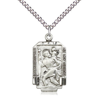 Sterling Silver Saint Christopher Medal Catholic Jewelry