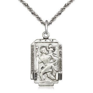 Sterling Silver Saint Christopher Medal Catholic Jewelry