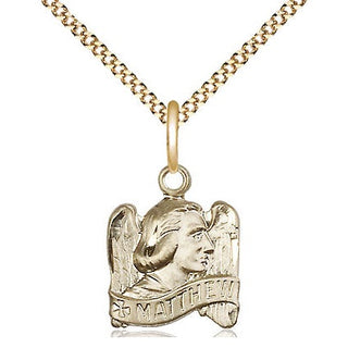 14kt Gold Filled Saint Matthew Medal Religious and Catholic Jewelry