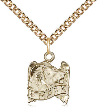 14kt Gold Saint Mark the Evangelist Medal