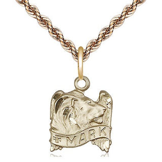 14kt Gold Saint Mark the Evangelist Medal