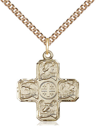 14kt Gold Filled Evangelist Medal Religious Jewelry