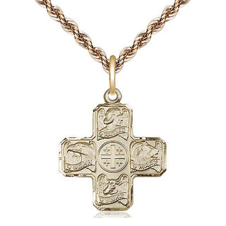 14kt Gold Filled Evangelist Medal Religious Jewelry