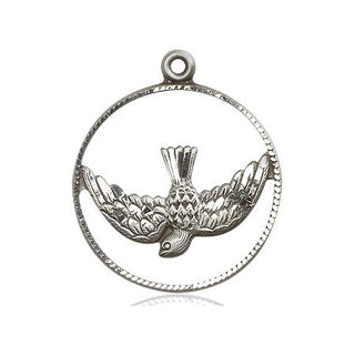 Sterling Silver Holy Spirit Medal