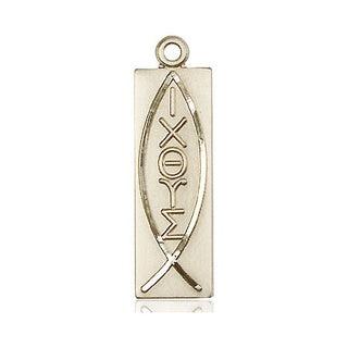 14kt Gold Filled Fish Medal