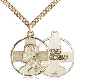 14kt Gold Cross Medal
