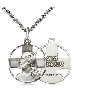 Sterling Silver Cross Medal Catholic Jewelry
