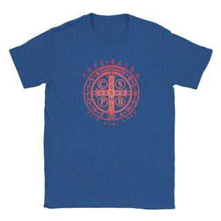 St. Benedict Medal Cross Gradient T-Shirt - view 12