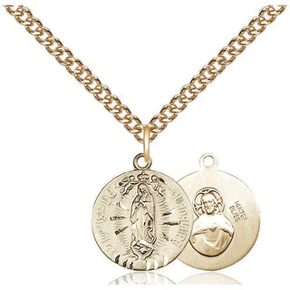 14kt Gold Our Lady of Guadalupe Medal