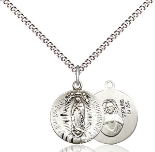 Pewter Our Lady of Guadalupe Medal Religious and Catholic Jewelry