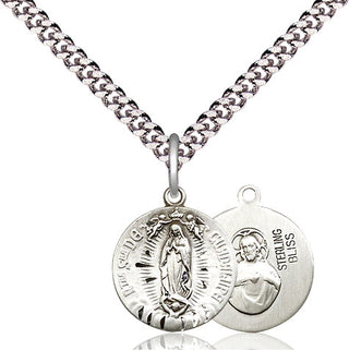 Pewter Our Lady of Guadalupe Medal Religious and Catholic Jewelry