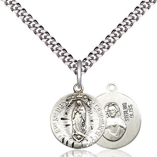Pewter Our Lady of Guadalupe Medal Religious and Catholic Jewelry