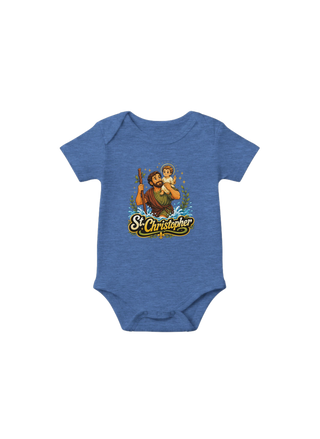 St. Christopher and Baby Jesus Baby Onesie - view 7