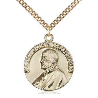 14kt Gold Saint John Neumann Medal